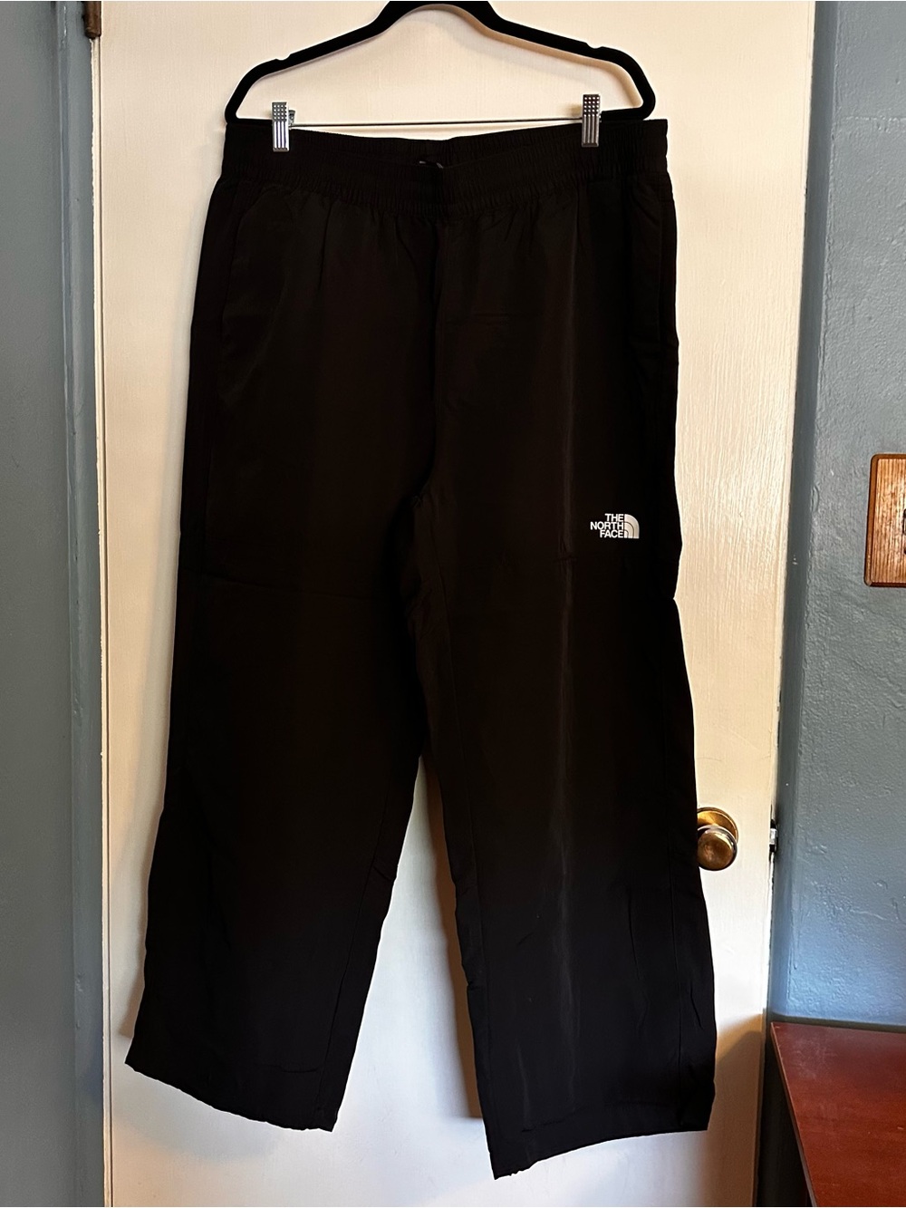 The North Face Black pants with White Logo